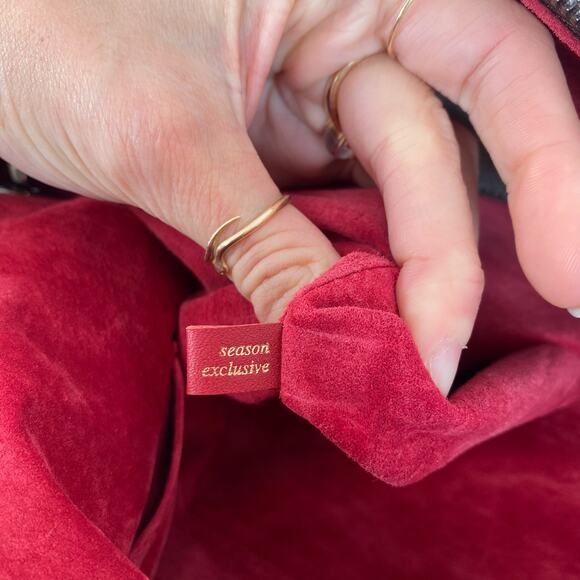 Hammitt Daniel Large Suede Leather Bag in Espresso - Picture 9 of 9